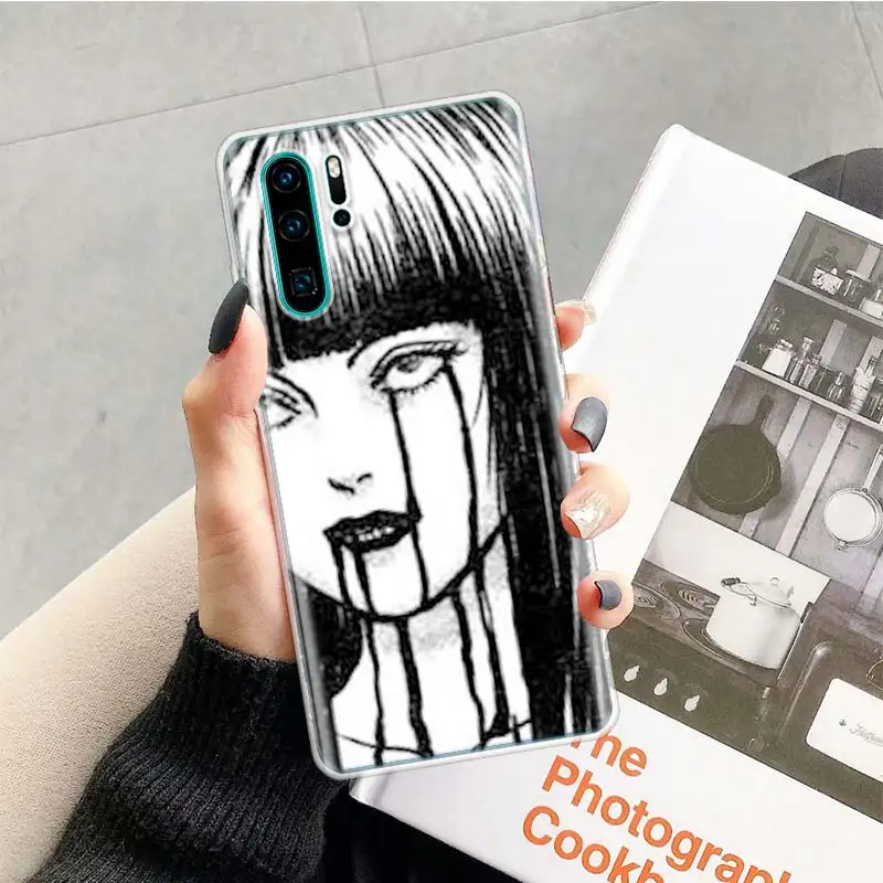 Чехол Junji Ito для тройников с ужасом для huawei P20 P30 P Smart Z Plus P10 mate 30 10 20 Lite Pro силиконовый чехол для телефона - Цвет: TR096-9