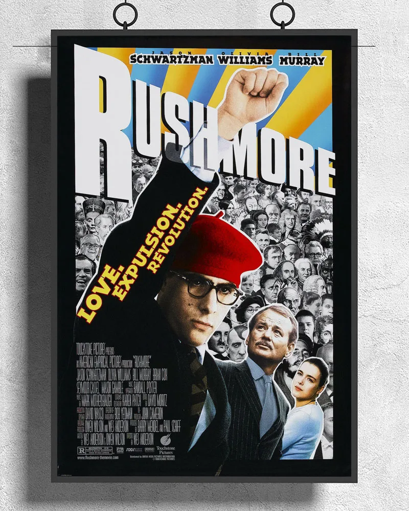 

L163 RUSHMORE Классический плакат из шелковой ткани 02, художественный декор, внутренняя окраска Gift