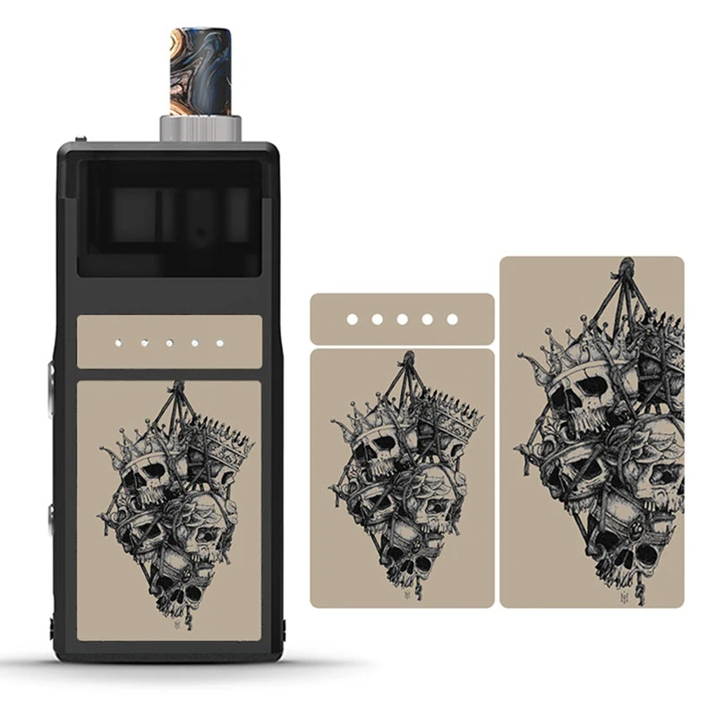 ПВХ наклейка для Smoant Pasito протектор человеческий скелет череп растение е-чехол для сигареты Чехол пленка защита кожи наклейка для Smoant