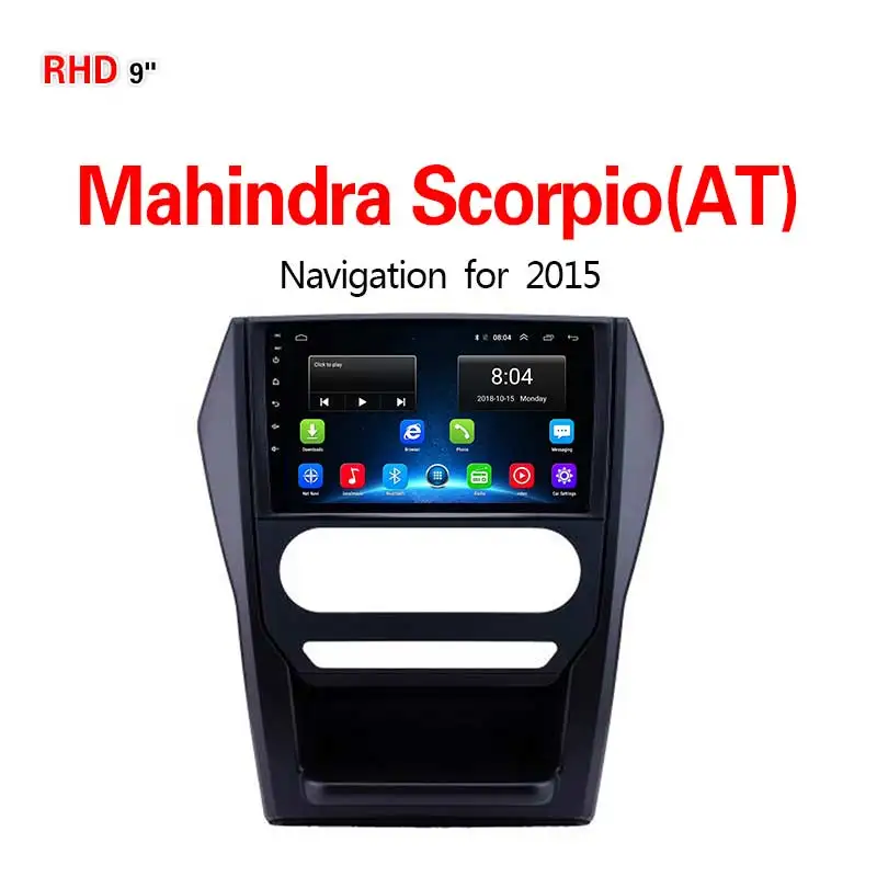 4G2G32G Lionet GPS Navigation for Car Mahindra Scorpio(AT) 9Inch RM3004X - Размер экрана, дюймов: 4G2G32G