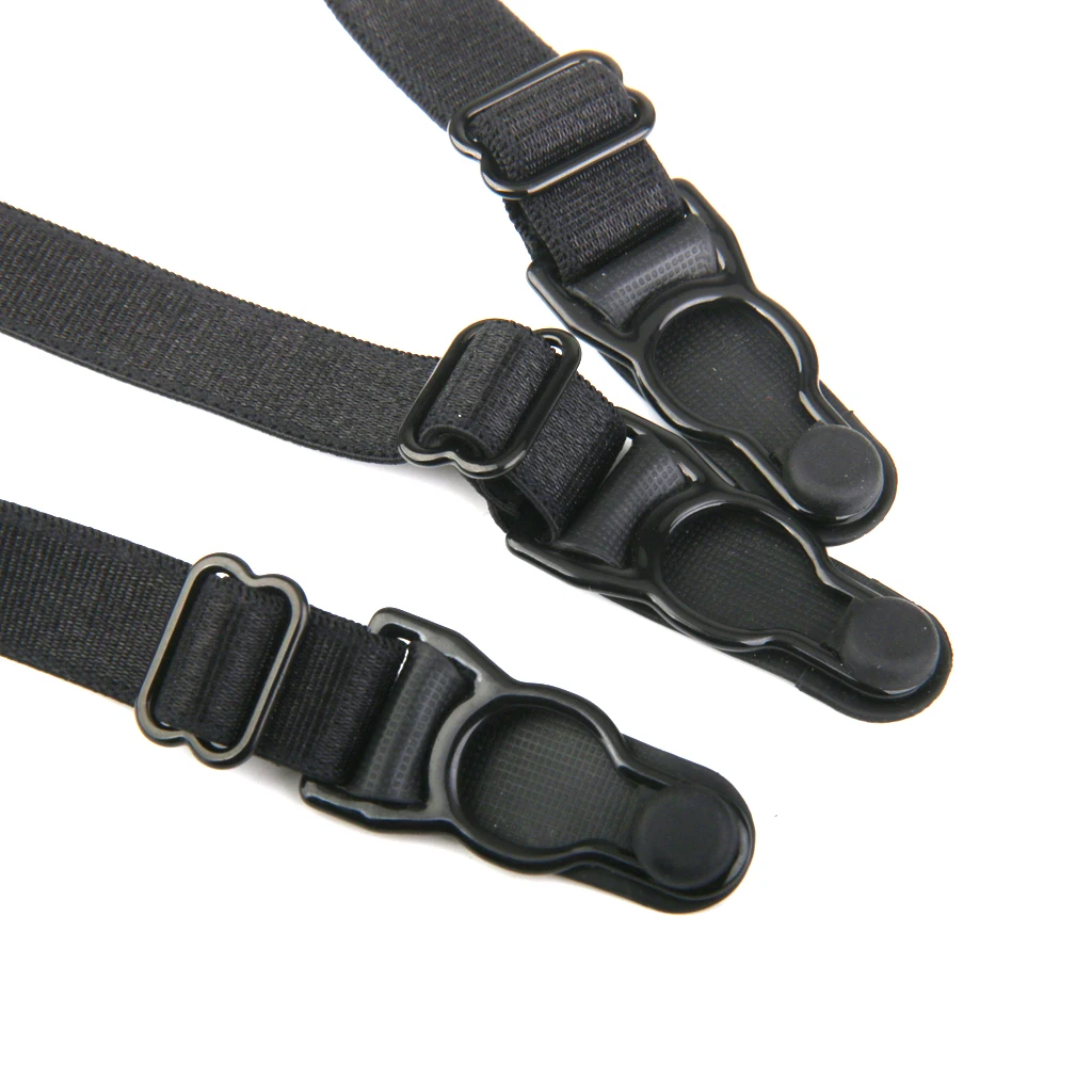 Punk Men Women Gentleman Leg Thigh Elastic Garter Belt Suspender Shirt Stays