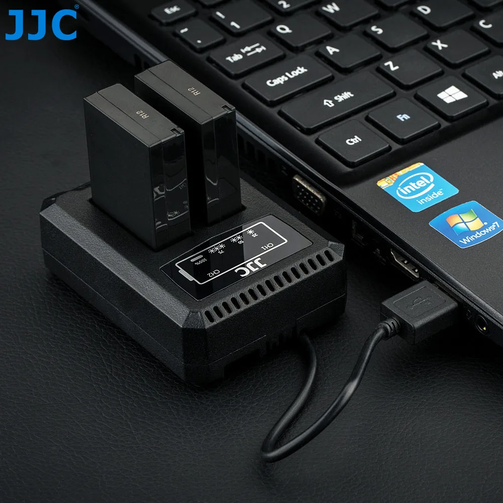 JJC USB двойное зарядное устройство для Canon LP-E12 LPE12 батареи на камеру Canon PowerShot SX70 HS EOS M M50 M100 заменяет LC-E12C