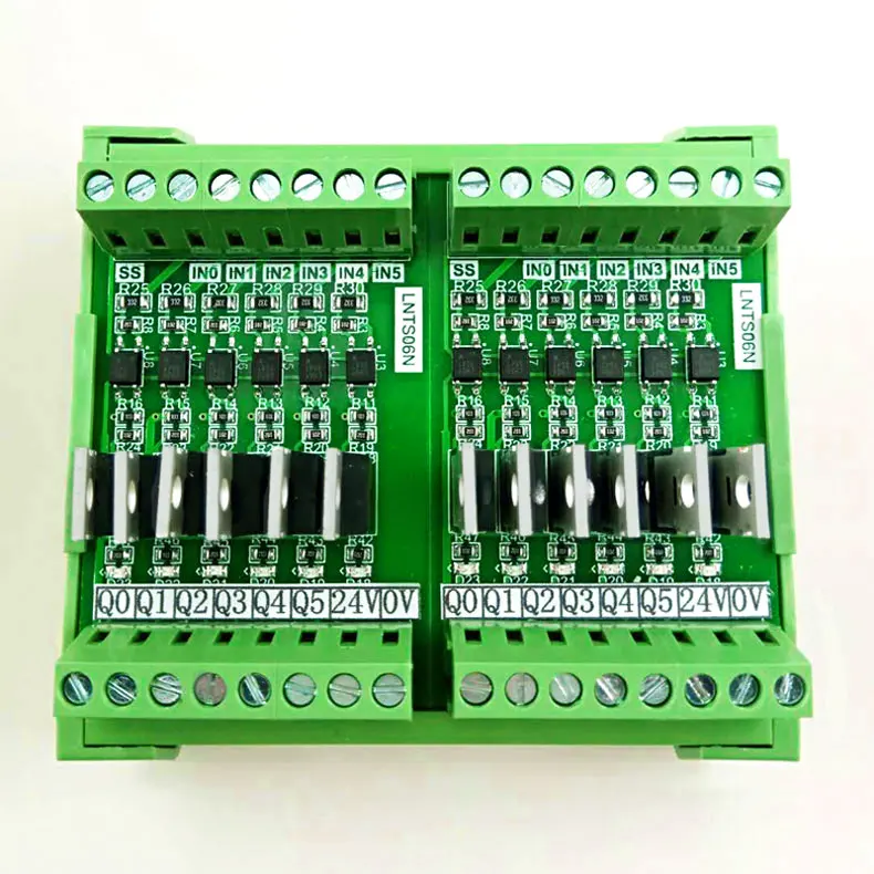 12-channel PLC Amplifier Board Input Universal Output NPN 5V 12-24V Protection Board Direct Drive Solenoid Valve
