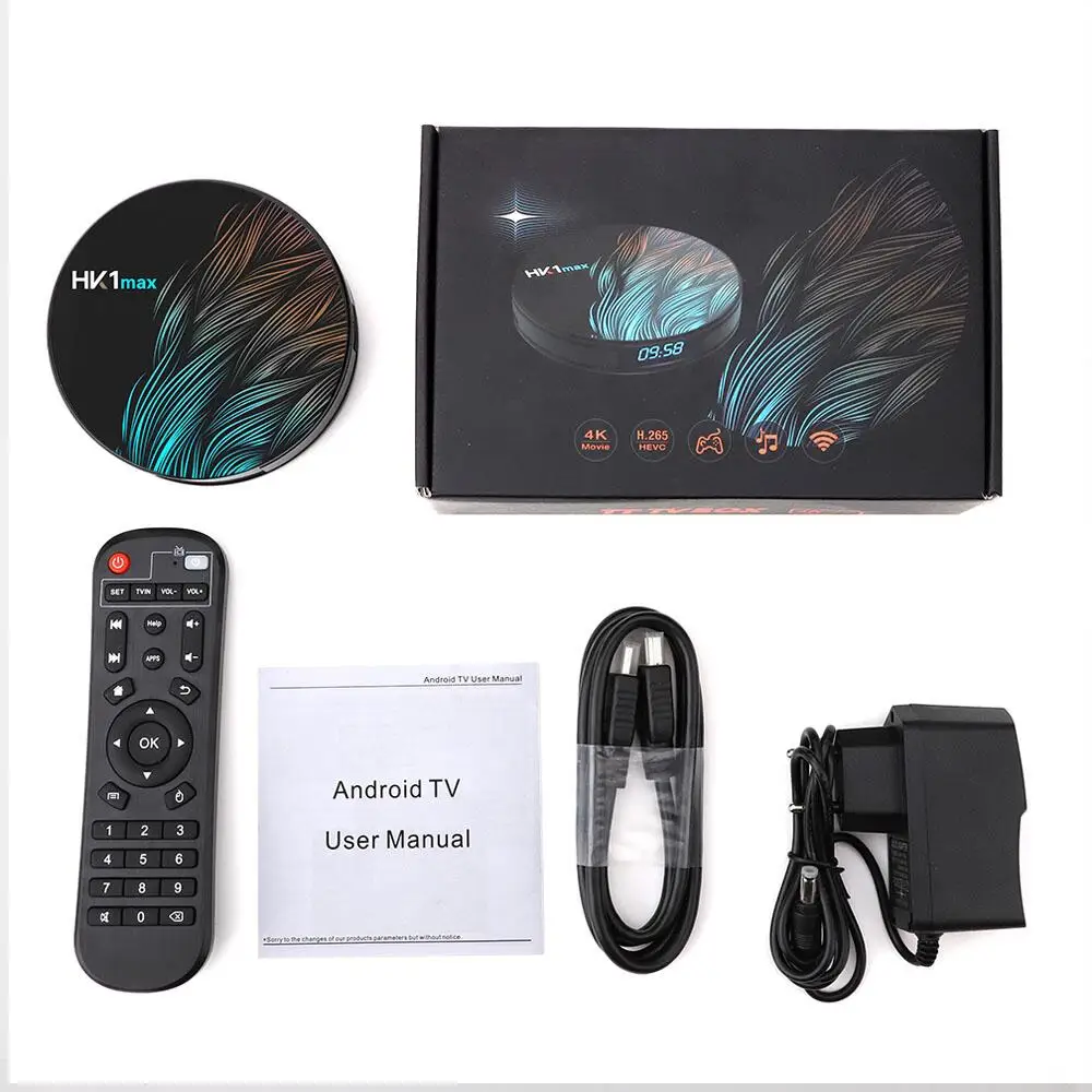 Smart Android 9,0 tv BOX HK1 Макс 4 Гб ОЗУ 128 Гб 64 ГБ 32 ГБ RK3318 4K 1080P H.265 BT4.0 Google Play store Netflix Android Box HK1MAX