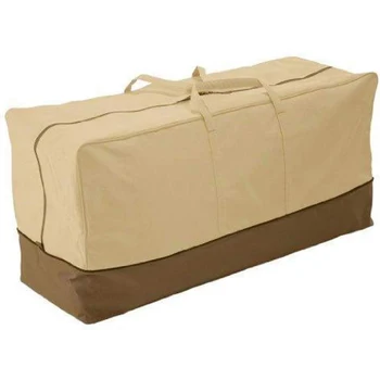

Furniture Bag Waterproof Large Outdoor Garden Furniture Cushion Trunk Storage Bag Zipped Case 116X35X50cm