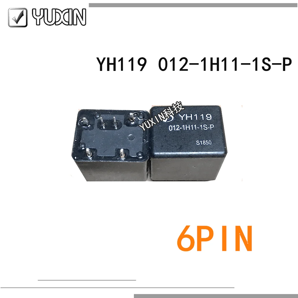 10 шт./лот 100% оригинальное и новое реле YH119 012-1H11-1S-P YH119-012-1H11-1S-P 012 1H11 1S P 12VDC 6PIN |