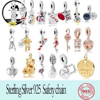 

2020 new FIT original authentic 100% 925 sterling silver pan beads for women fashion classic Christmas series DIY jewelry