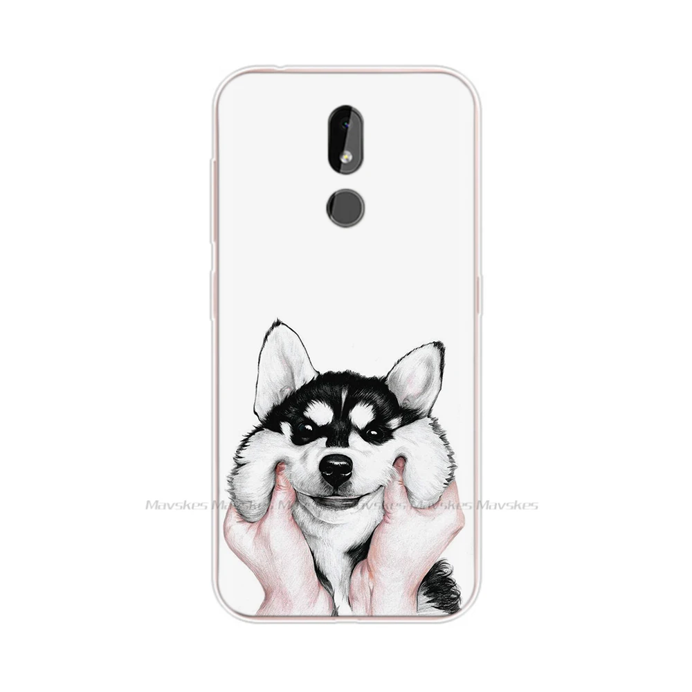 Cartoon Floral Cat Soft Silicone Phone Case - Fun & Durable Back Cover