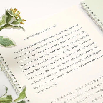 

English handwritten Copybook Cursive Writing English Calligraphy Copybook For Adult Children Exercise Handwriting Practice Book