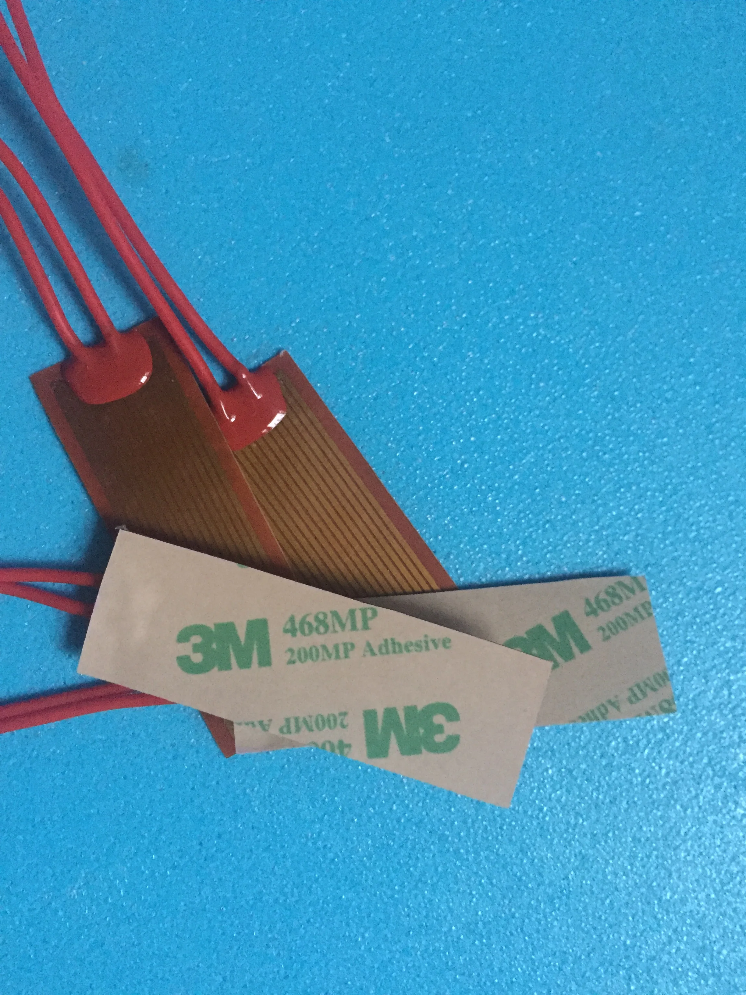 

60mmx70mm 12V 25W element heating pan PI film heating film polyimide heater heat rubber electric Element For 3D Printer