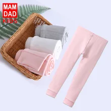 Детские леггинсы штаны для девочек домашние штаны для девочек из чистого хлопка штаны на осень и зиму леггинсы для девочек Теплые штаны для девочек