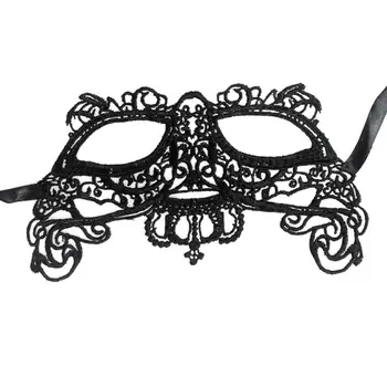

Sexy Black Lace Eye Mask Venetian Masquerade Fancy Dress Party Mask