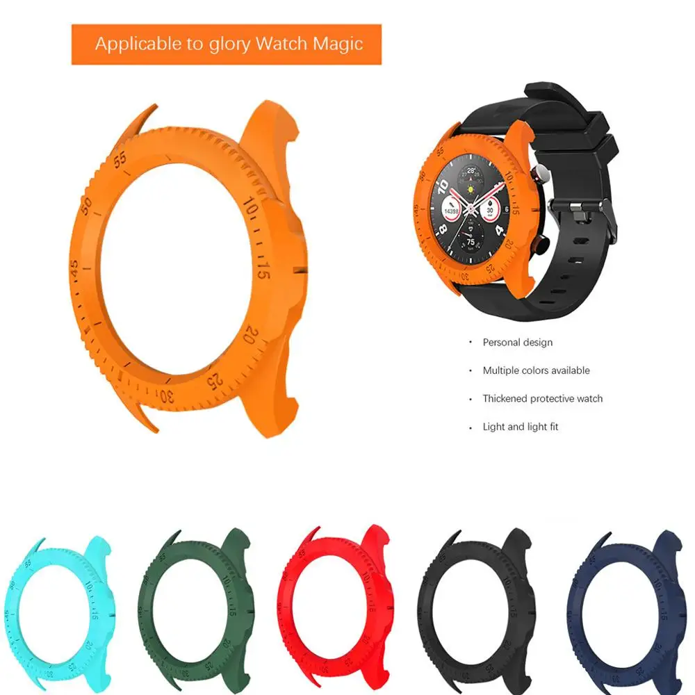 Для huawei Honor Watch Magic Tracker Чехол чехол силиконовый каркас защитные Смарт-часы долговечные аксессуары#731