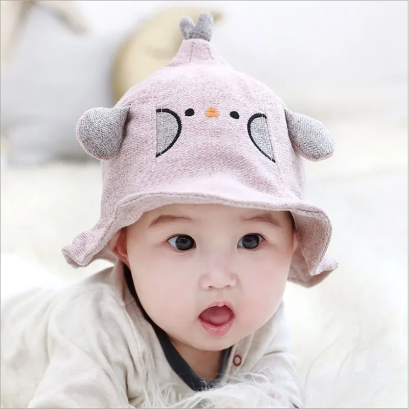 Милая шапка для маленьких мальчиков и девочек; сезон осень-зима; домашняя Выходная шляпа хлопковый мягкий теплый детская шапка; милая
