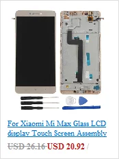 Для Xiaomi redmi 5 plus стеклянный ЖК-дисплей сенсорный экран в сборе Панель рамка экран дигитайзер Запасная часть