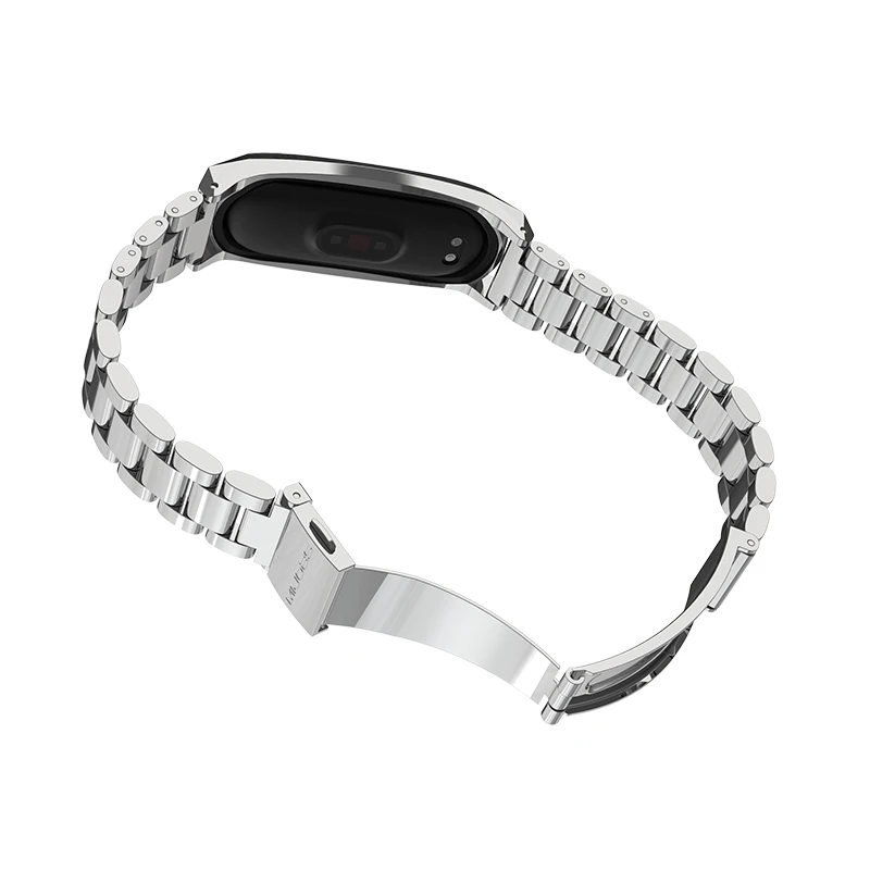 Металлический ремешок для часов для Xiaomi mi Band 4 ремешок mi band 4 ручные умные браслеты mi Band 3 ремешок из нержавеющей стали mi band 4 correa