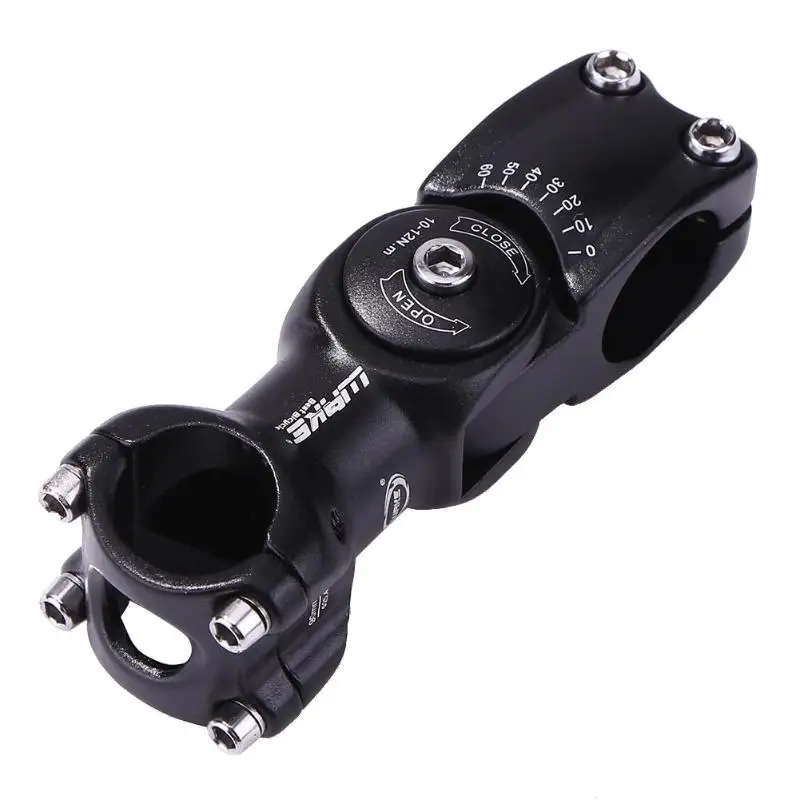 25.4X90mm WAKE 0-60 градусов регулируемый стержень для велосипеда 90 мм 110 мм 25,4 мм алюминиевый сплав Руль для горного велосипеда - Цвет: 25.4X90mm