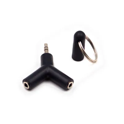 50pcs 3 5MM Extension Earphone Headphone Audio Spliter Cable Adapter Male to 2 Female For iphone 5s 6S 4 4S Plus pro 6 AUX
