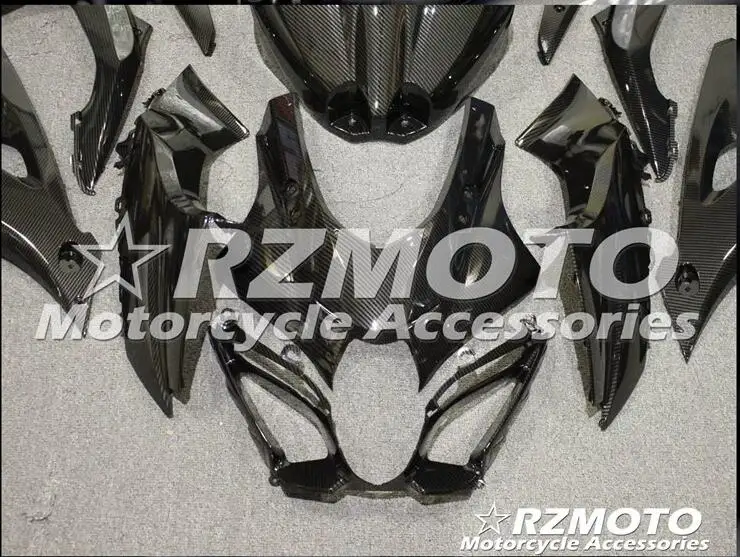 Мотоциклетный обтекатель abs комплект для SUZUKI GSXR1000- углеродное волокно узор переводная вода печать Магазин № 0112