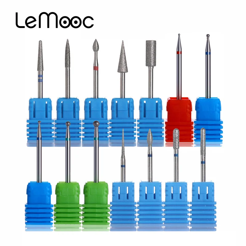 1pcs Nail Drill Bit Diamond Electric Machine Pedicure Bits Accessories Milling Cutter Remover Tools | Красота и здоровье