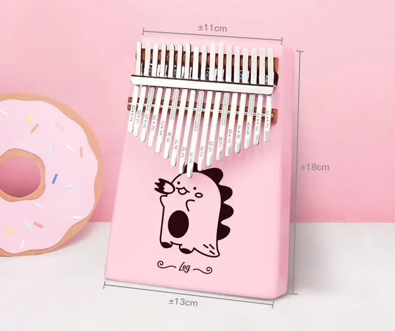 Sc открытый 17-клавишным портативный калимба, мини юбка-пачка Kalimba игрушечное пианино подходит для детей и дам