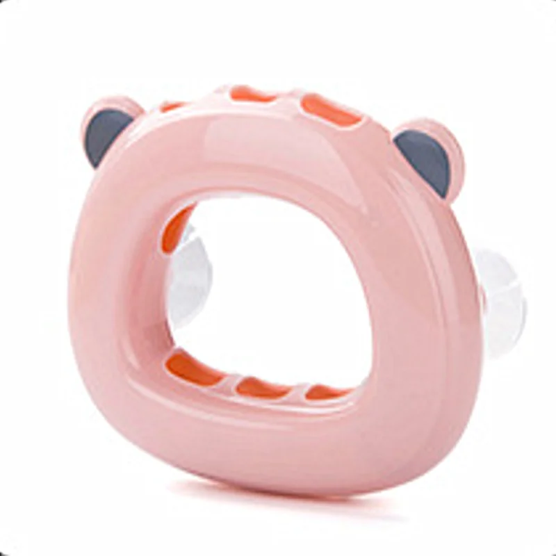 1pc Creative 4 Position Wall Suction Hooks Tooth Brush Holder Sucker Toothbrush Holder Space-saving Home Bathroom Sets - Color: 1pc Pink