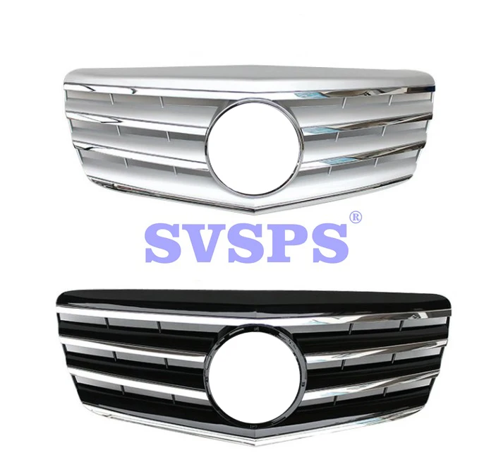 Высокое качество ABS передняя средняя решетка для Mercedes Benz E-Class E63 AMG Тип W211 E230 E280 E350 2007-09 год