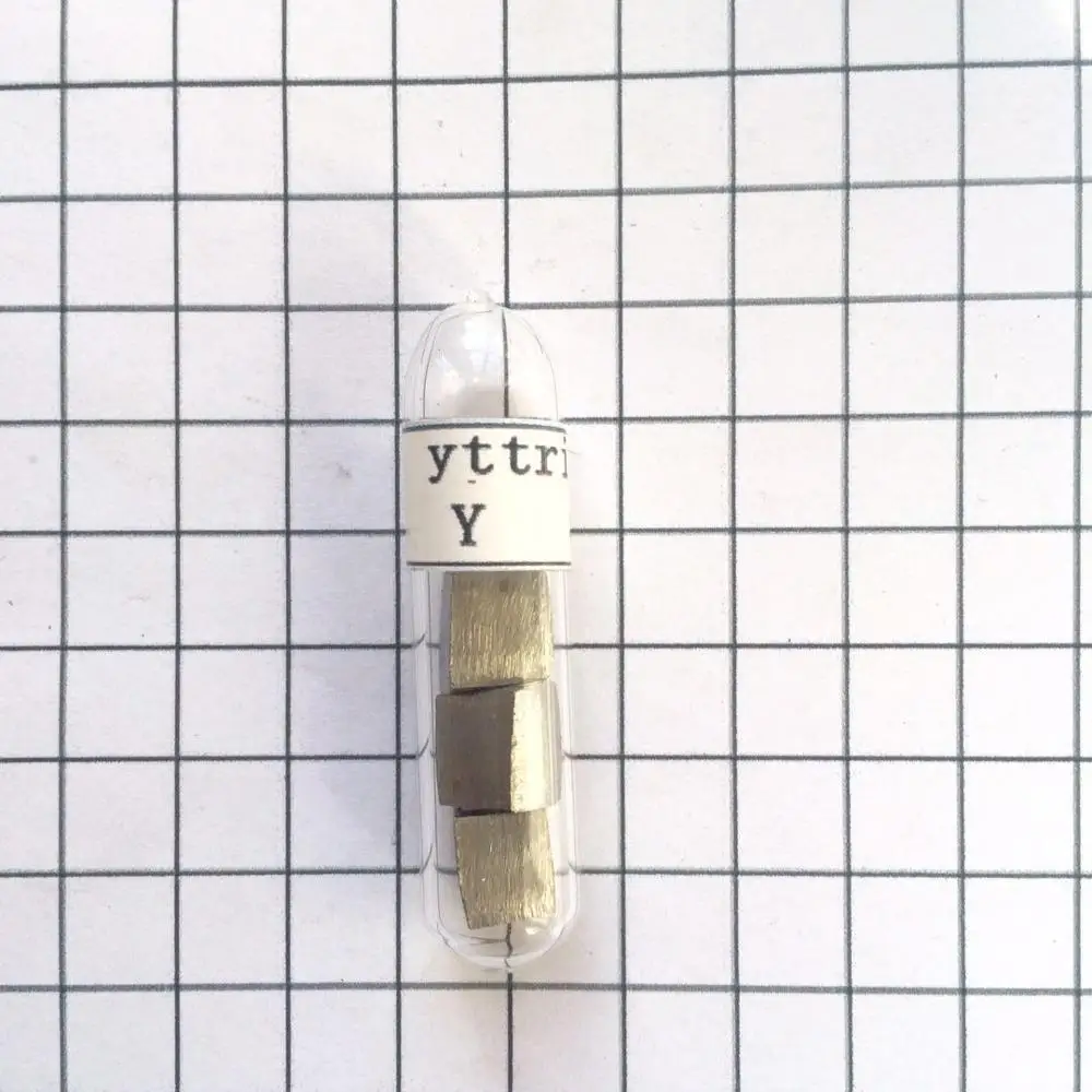 Оранжевый Yttrium Metall 10g 99,95%-element metal - Цвет: Оранжевый
