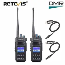 Retevis Ailunce HD1 Walkie Talkie Dual Band DMR Digital DCDM TDMA VHF UHF 2pcs Ham Radio Hf Transceiver + Program Cable Retevis Ailunce HD1 Walkie Talkie Dual Band DMR Digital DCDM TDMA VHF UHF 2pcs Ham Radio Hf Transceiver + Program Cable