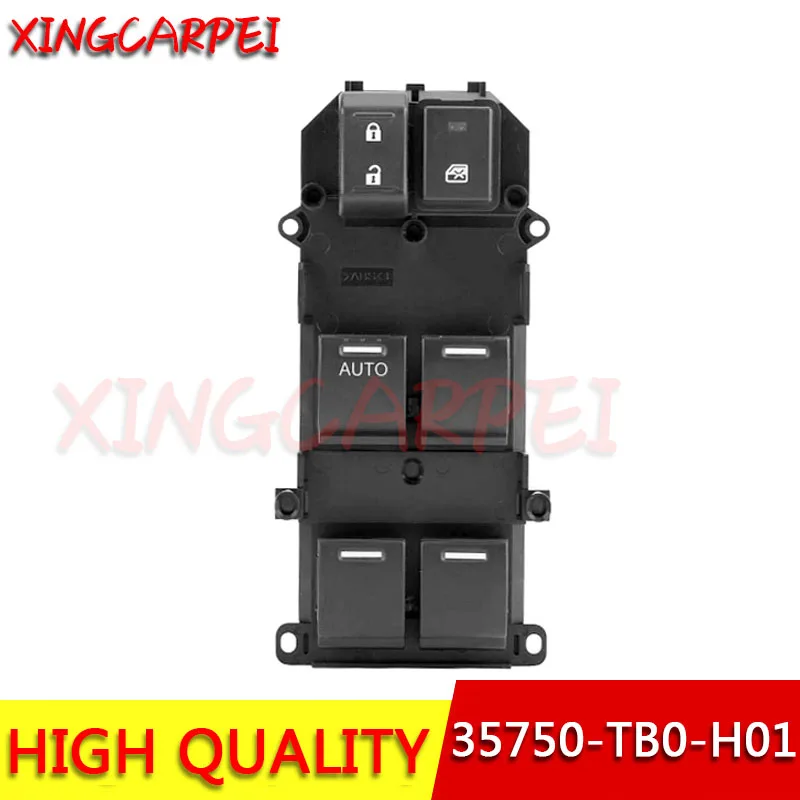 35750-TB0-H01 35750tb0h01электрический переключатель управления стеклоподъемником для Honda Accord 2008 2009 2010 2011 передний