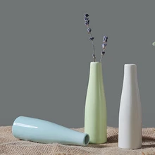 Простая Цветочная гидропонная небольшая Цветочная ваза креативная керамическая ваза украшение бутылки