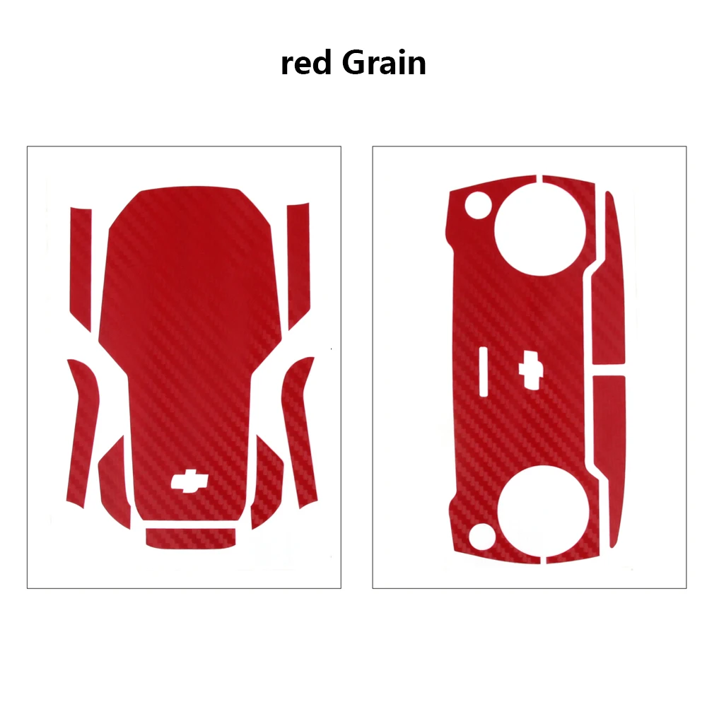 Мини UAV стикер ПВХ водонепроницаемый устойчивый к царапинам корпус рычаг дистанционного управления защитная пленка аксессуары для DJI MAVIC AIR Drone - Цвет: Red Grain