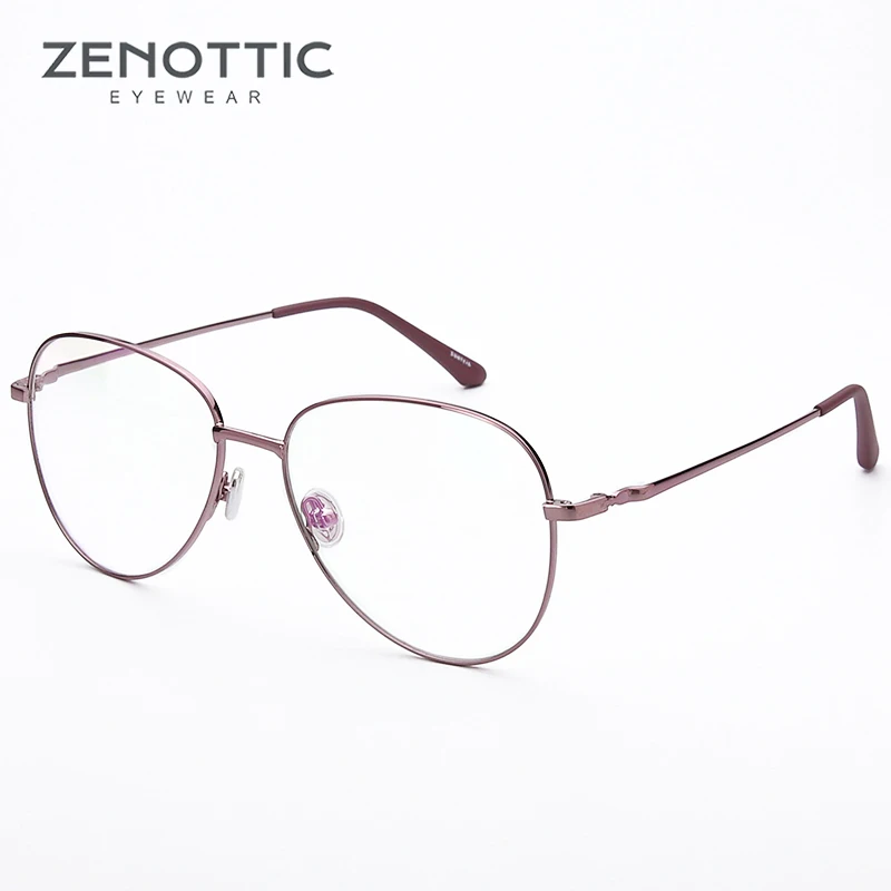ZENOTTIC поддельные очки рамка для женщин разработано для близорукости оптические очки в оправе очки 0107 очки - Цвет оправы: C9