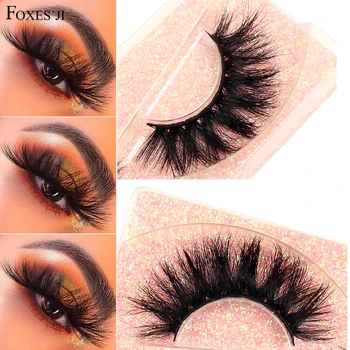 

FOXESJI Mink Eyelashes Lashes 3D Mink Fluffy Wispy Thick Crisscross Dramatic False Eyelashes Mink Lashes Multilevel Eyelash Lash