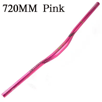 720MM Pink Велосипедный руль 31,8 мм XM MTB AM, отражающая ручка, 5 градусов, руль для горного велосипеда, 720 мм, 780 мм - Цвет: 720MM Pink