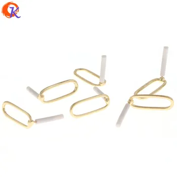 

Cordial Design 100Pcs 8*20MM Jewelry Accessories/Zinc Alloy/Gold Oval Shape/Accessories For Earrings/DIY Earring Findings