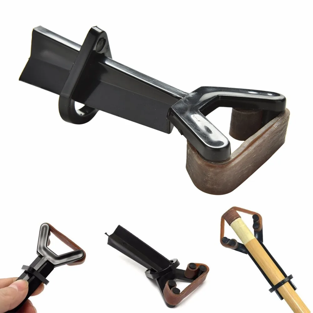 

Plastic Billiard Snooker Pool Cue Tip Clamp for Tip Glue on Fastener Repair Tools
