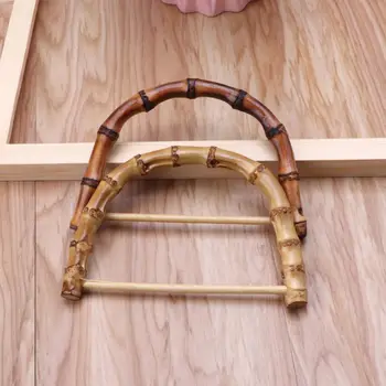 

1Pc D shape Bamboo Handle for Handmade Handbag DIY Tote Purse Frame Making Bag Hanger 11cm Sep. 16