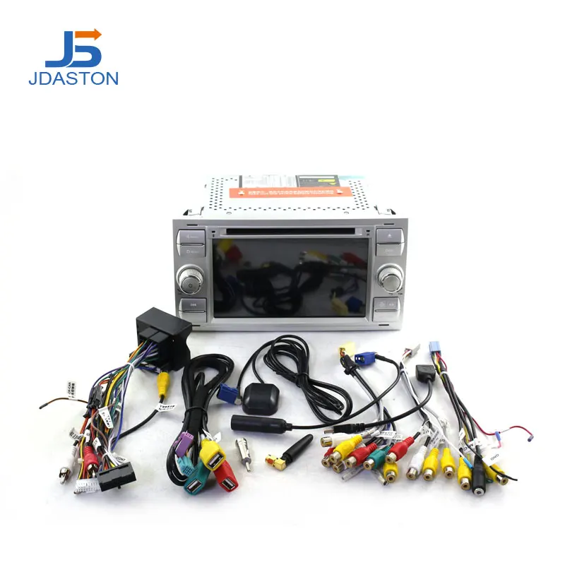 Flash Deal JDASTON Android 9.0 Car Multimedia Player For Ford FOCUS MONDEO S-MAX C-MAX Kuga GPS Navigation Radio Stereo DVD CD WIFI 4G+64G 4