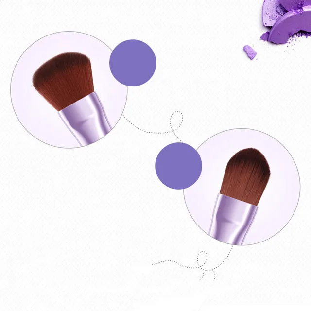 BIOAQUA 7Pcs Makeup Brushes Set Eye Lip Face Foundation Make Up Brush Kit Soft Fiber Hair Tools OR88 5