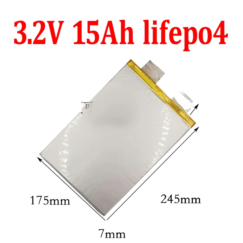 Lifepo4 3,2 v 15Ah lifepo4 литийбатарея набор «сделай сам» для 12,8 V 12v 24v 48v 30Ah 15ah электрический скутер велосипед Контроль Света