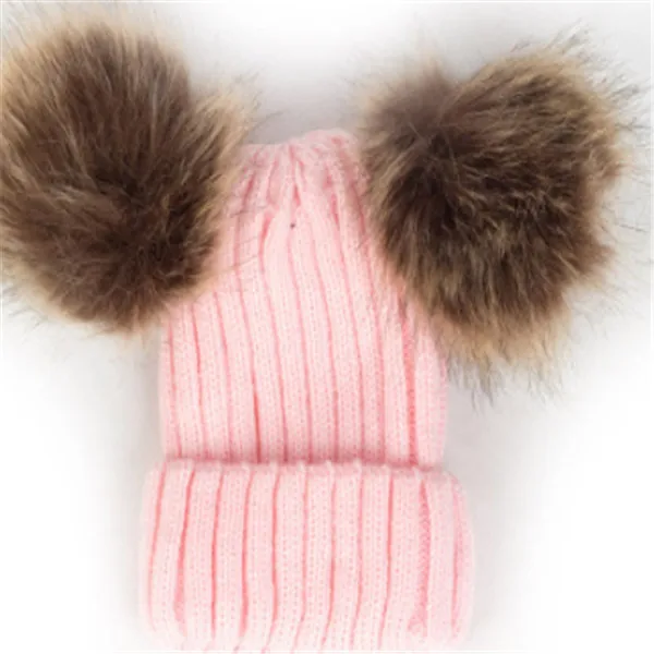 Toddler Cute Kids Girl Boy Baby Infant Winter Warm Crochet Knit Hat Beanie Cap - Цвет: as pic
