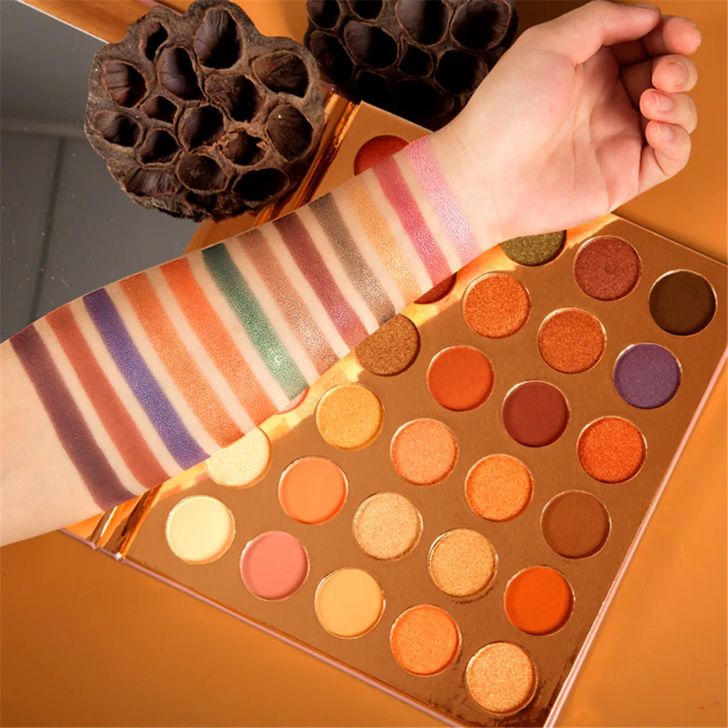 30 Color Eyeshadow Natural Nudes Bro-nze Eyeshadow Long Lasting Waterproof палетка теней paleta de sombra makeup pallete