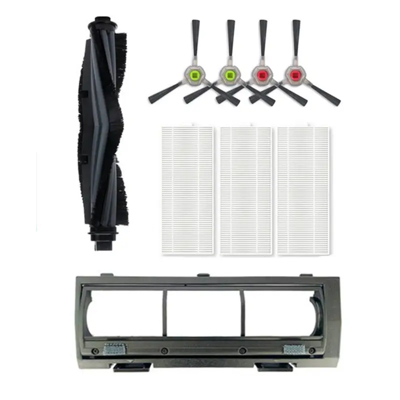 Escova Lateral e Principal de Rolo para Aspirador de pó Capa de Rolo com Filtro Hepa para Yeedi K51 K651g Peças de Reposição para Acessórios Robóticos