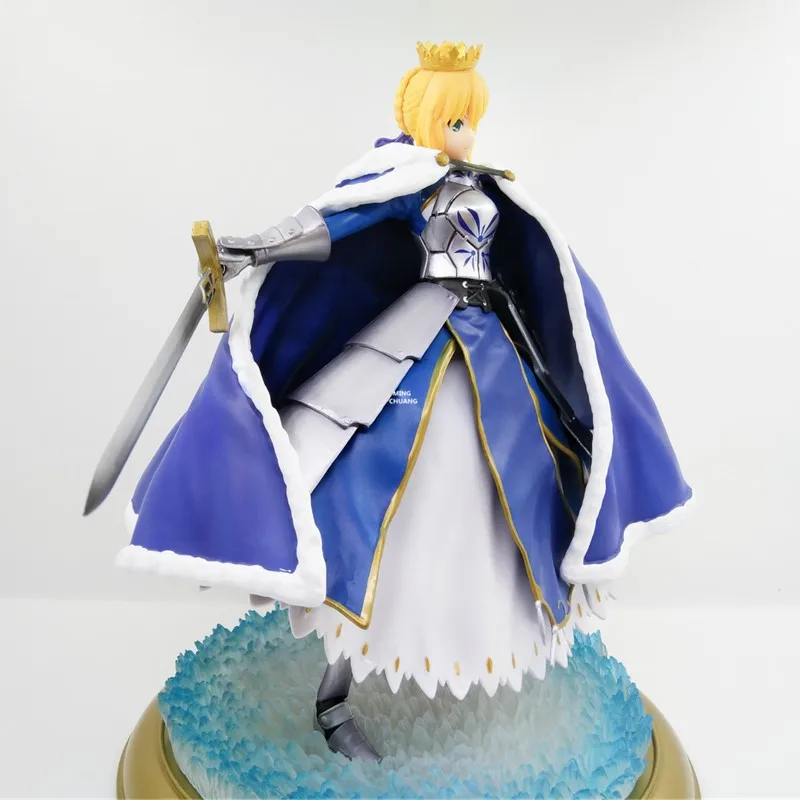 1" Аниме сексуальные фигурки Fate/Stay Night Blue Saber Arutoria Pendoragon ПВХ фигурка Коллекционная модель игрушечная коробка 32,5 см V152