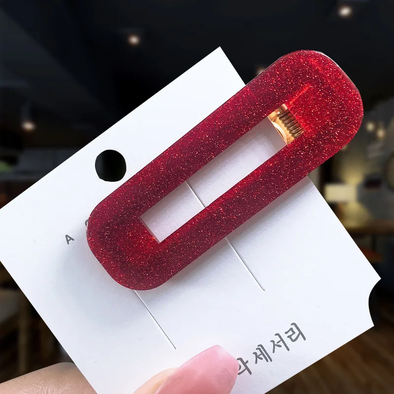 Звездное небо полые заколки для волос для женщин Hairgrip Аксессуары для девочек многоцветный капли воды заколка для волос заколка-пряжка - Цвет: BJXK15