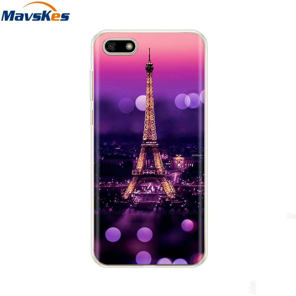 23 Huawei Honor 7A силиконовая Мягкая ТПУ задняя крышка для Funda huawei Honor7A чехол 5,4" Русская версия DUA-L22 защитный бампер для телефона - Цвет: 23