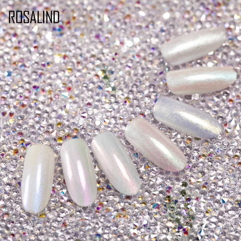 Блестки для ногтей ROSALIND волшебный блестящий порошок Очаровательная пигментная