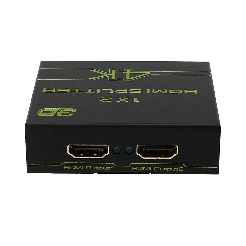 4K HDMI сплиттер 1 в 2 Выход HDMI усилитель с адаптером питания поддерживает 3D 4K 30HZ для sony PS3/PS4#822