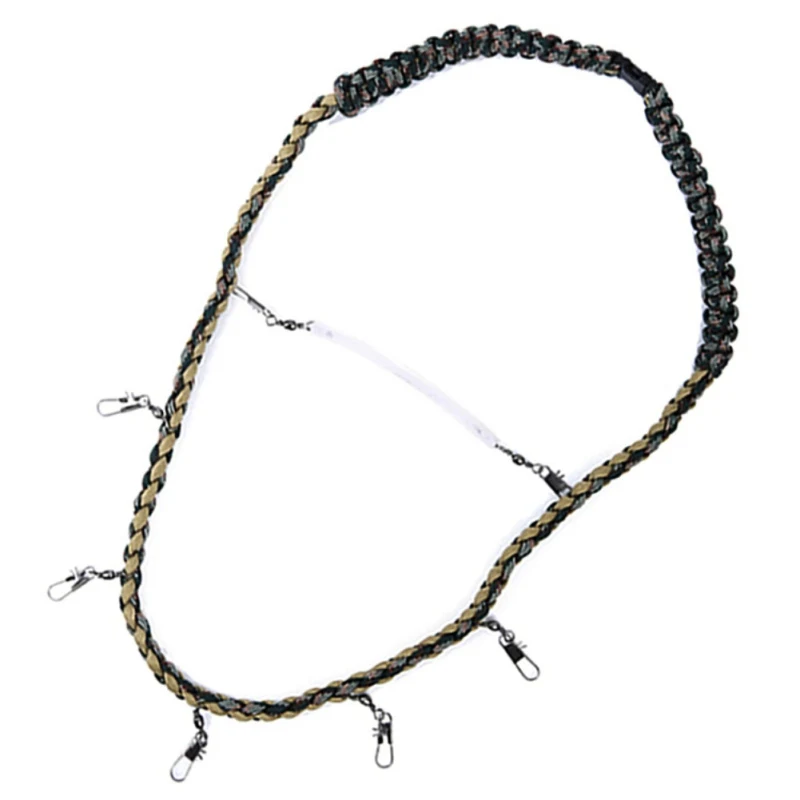 

Fly Fishing Lanyard Braided Paracord Fishing Rope Fishing Tools Holder Hanging Line Fishing tools*